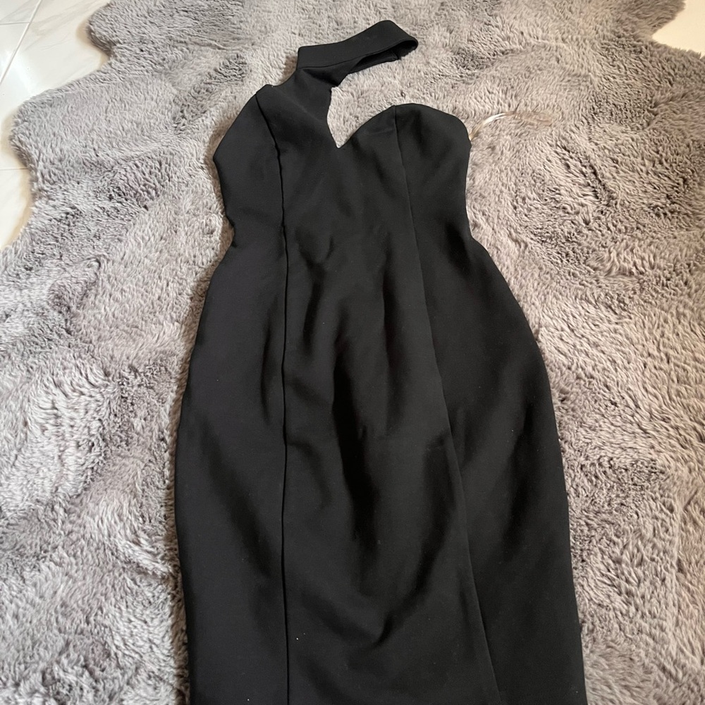 Hot Miami Styles Elegant Black Strapless Dress